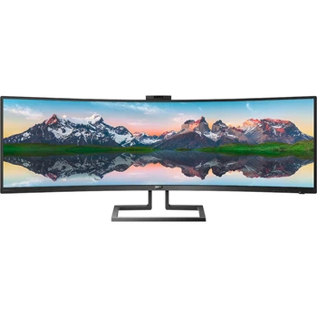 Монитор изогнутый 49" Philips 499P9H/00 VA 5120x1440 70 Гц 450 кд/м² GbE Black