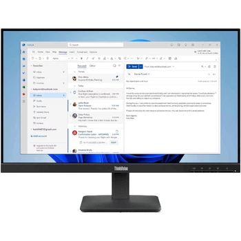 Монітор 23.8" Lenovo ThinkVision S24-4e IPS 1920x1080 100 Гц 250 кд/м² Raven Black (64B5KAT1UA)