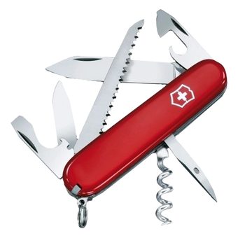 Складной швейцарский нож Victorinox Swiss Army Camper 1.3613 нержавеющая сталь 13 функций Красный