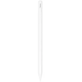 Активный стилус для iPad Hoco GM114 Smart Active Pad с магнитным креплением и защитой от случайных касаний Белый
