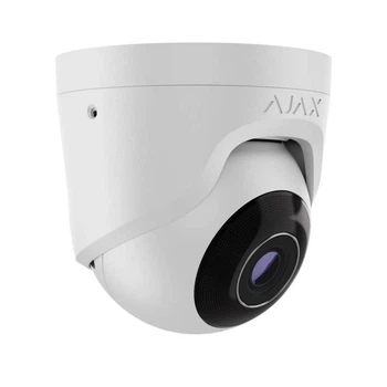 8 Mp дротова охоронна IP-камера Ajax TurretCam (8 Mp/2.8 mm) White (UG-35269)