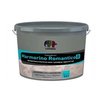 Шпаклевка декоративная Caparol Marmorino Romantico II 14 кг