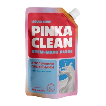 Крем-мыло жидкое Pinka Clean С Экстрактами Молочными Протеинами 460 мл