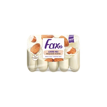 Мыло туалетное FAX экопак миндальное молочко 5*70 г