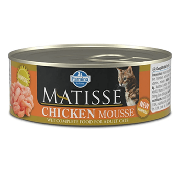 Вологий корм Farmina Matisse Cat Mousse Chicken для дорослих котів, з куркою, 85 г (162038)