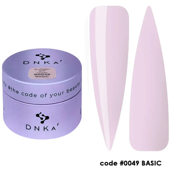 Моделювальний гель DNKa' Builder Gel #0049 Basic на 30 мл для зміцнення нігтів