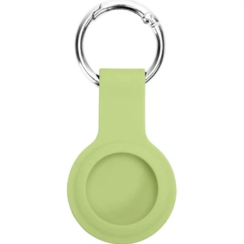 Чехол для поисковой метки Apple AirTag Silicone Key Ring Sage Green HC [147823]