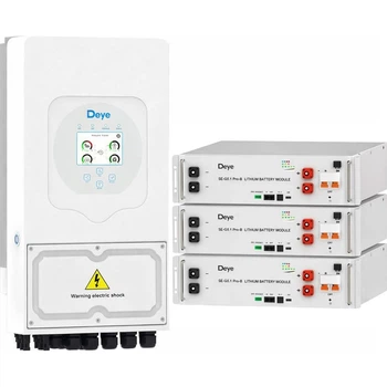 Система хранения энергии Deye SUN-8K-SG05LP1-EU 8kW + 3 АКБ SE-G5.1 Pro-B 15.3 kWh (51.2V/100Ah/5120Wh) [159363]