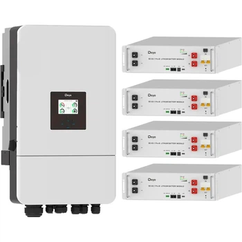 Система хранения энергии Deye SUN-10K-SG05LP3-EU-SM2 10kW + 4 АКБ SE-G5.1 Pro-B 20.48 kWh (51.2V/100Ah/5120Wh) [159579]