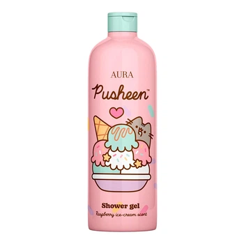 Дитячий гель для душу Pusheen Shower gel Raspberry ice-cream scent 500ml