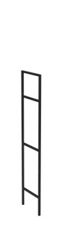 Stelaż Halmar Mobius 145 cm Czarny (5905248103795)  