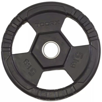 Диск для штанги Toorx 0,5 кг 25 мм Чорний (DGG-05) (931403)