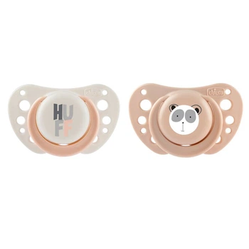 Пустышка Chicco Physioforma Air силиконовая от 2 до 6 месяцев Для девочек 2 шт (75031.33)