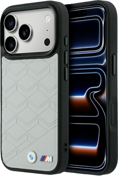 Etui BMW M Shape Logo MagSafe do Apple iPhone 17 Pro Max Grey (3666339481353)