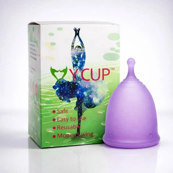 Менструальная чаша Y-cup размер S — многоразовая чаша из медицинского силикона для менструации до 12 часов