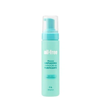 Пінка мус для вмивання та зняття макіяжу Deliplus Oil Free Facial Clean Mousse для жирної та схильної до акне шкіри, 200 мл
