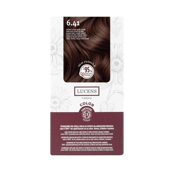 Органічний фарбник для волосся Lucens Umbria Color Kit 6.41 Nocciola Горіх 145 мл (0820720)