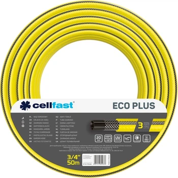 Шланг садовий ECO PLUS 3/4" 50 м 3 шари до 20 бар -10…+50°C Cellfast