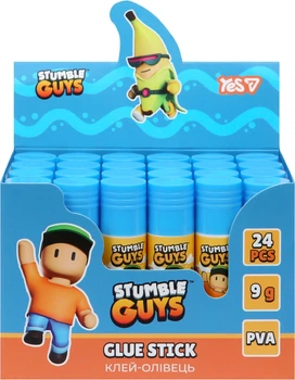 Набір клею-олівця Yes Stumble Guys PVA 9 г х 24 шт (320309) (5056574468338)