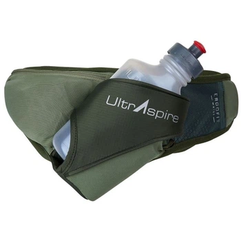 Пояс для бега Ultraspire Fitted Synaptic 3.0 с флягой (тёмно-зеленый) XL (UA209PNBK)