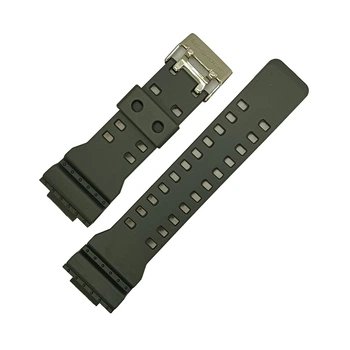 Оригинальный ремешок для Casio g shock GA-100/110 черный матовый