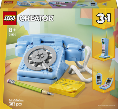 Zestaw klocków LEGO Creator Telefon w stylu retro 383 elementy (31174)