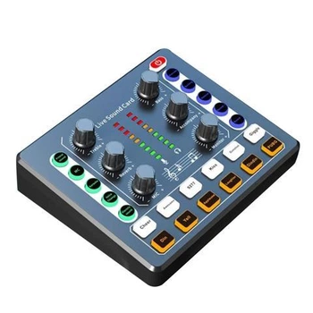 Внешняя звуковая карта M8, аудиоинтерфейс, микшер, Bluetooth адаптер Live Sound Card USB-гарнитура для микрофона
