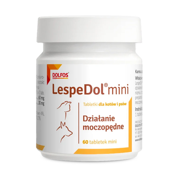 Dolfos (Долфос) LespeDol Mini добавка с мочегонным действием для собак малых пород и кошек - 60 табл.