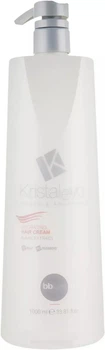Крем BBcos Kristal Evo Creme Hydrating для увлажнения и смягчения волос, 1000 мл