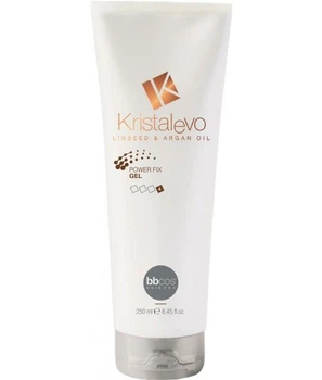 Гель для волос сильной фиксации BBcos Kristal Evo Power Fix Gel 250 мл, профессиональный стайлинг, сильная фиксация, длительный контроль и стойкая укладка