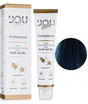 Крем-фарба You Look Professional Hair Colouring Cream Синій для стійкого фарбування волосся, 60 мл