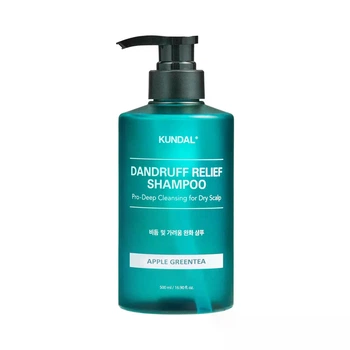 Шампунь против перхоти с ароматом яблоко и зеленый чай Kundal Dandruff Relief Shampoo Apple Green Tea 500 мл