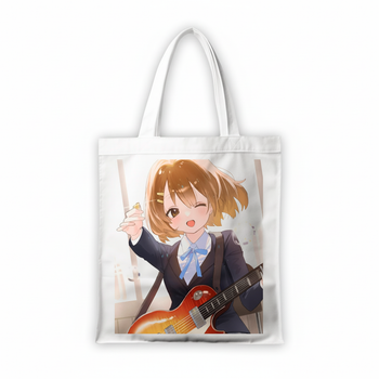Сумка-шопер К-он! K-On! Юи Хирасава 39x35 см белая из габардина 11324