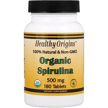 Харчова добавка Спіруліна органічна Healthy Origins (Organic Spirulina) 180 таблеток HOG88235