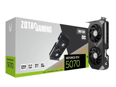 Відеокарта ZOTAC GAMING GeForce RTX 5070 Twin Edge OC (ZT-B50700H-10P/ZT-B50700H-10A)