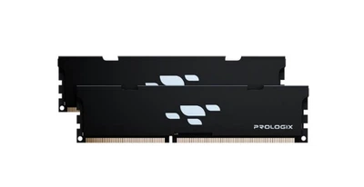 Оперативна пам'ять DDR5 32 Gb (5600 MHz) (Kit 16 Gb x 2) Prologix Black (PRO32GB5600B5K)