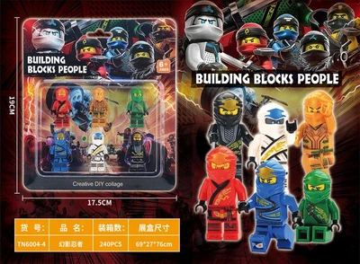 Детский набор фигурок Ninjago фигурки игрушечные Ниндзяго ABC