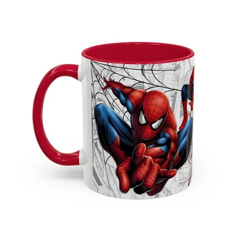 Чашка с принтом "Spider-Man: Комикс-экшен" 330мл Красный