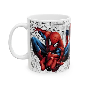 Чашка с принтом "Spider-Man: Комикс-экшен" 330мл