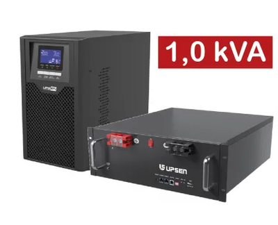 Комплект бесперебойного питания - on-line ИБП UPSEN S1KL-Li 1,0 кВА (0,9 КВт) + Аккумуляторная батарея UPSEN 48,0В 50Ач LiFePO4 Battery Rack mounted