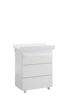 Дитячий комод пеленальний Azzurra Design Glam Lux Bianco білий