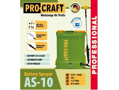 Обприскувач акумуляторний PRO-CRAFT AS-10 (2026) 000010
