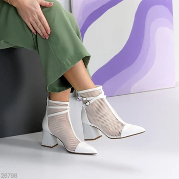 Ботильйони Elenis 40 (25,5 см) білі (26796-40)