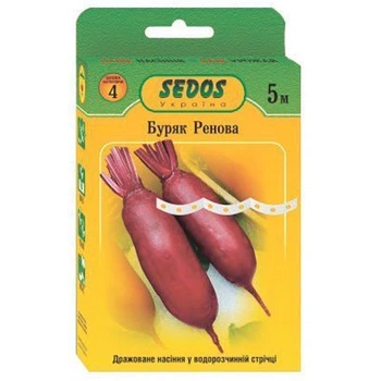 Буряк Ренова на стрічці 5 м (150 насінин) Sedos