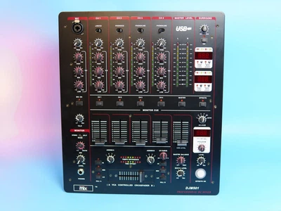 Профессиональный 5-канальный DJ-микшер Soundmix DJM501 с USB и DSP эффектами