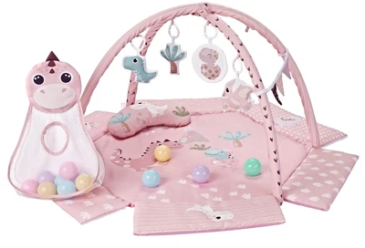 Mata sensoryczna TinyMini edukacyjna Dino Pink CC9881 (5907090700962)