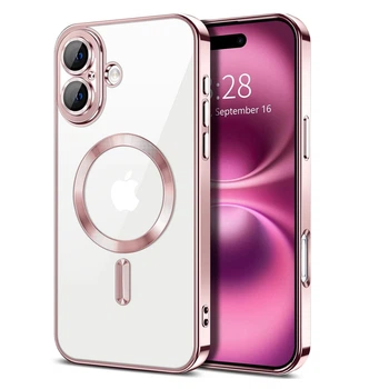 Чохол Fiji Chrome для Apple iPhone 17 з MagSafe та захистом камер Rose Gold