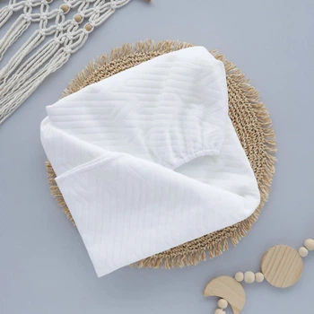 Наматрасник непромокаемый Премиум Mommy Bag 120х60 см в стандартную кроватку, белый