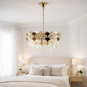 Изысканная люстра из хрусталя