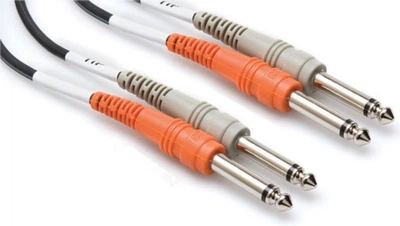 Kabel audio Hosa 2 x TS 6.35 mm - 2 x TS 6.35 mm 3 m (728736010475)